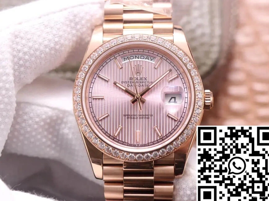 M228345RBR-0010 Rolex Rose Date Factory EW Day Gold 0323